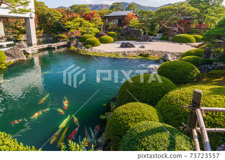 Superb view, Japan's treasure, Japan's number one Japanese garden, Yasugi City, Tottori Prefecture 73723557