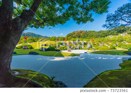 Superb view, Japan's treasure, Japan's number one Japanese garden, Yasugi City, Tottori Prefecture 73723561