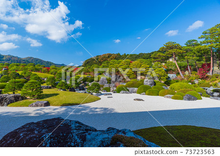Superb view, Japan's treasure, Japan's number one Japanese garden, Yasugi City, Tottori Prefecture Superb view, Japan's treasure, Japan's number one Japanese garden, Yasugi City, Tottori Prefecture 73723563