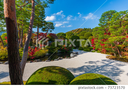 Superb view, Japan's treasure, Japan's number one Japanese garden, Yasugi City, Tottori Prefecture Superb view, Japan's treasure, Japan's number one Japanese garden, Yasugi City, Tottori Prefecture 73723570