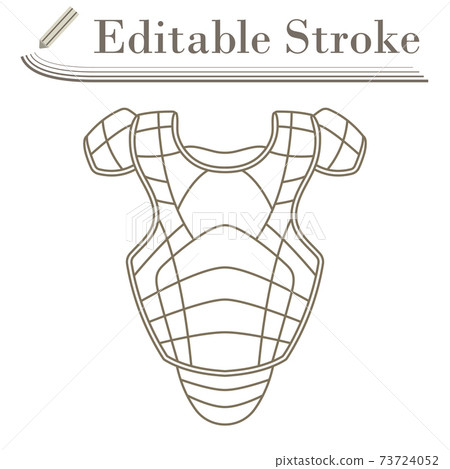 Baseball Chest Protector Icon 73724052