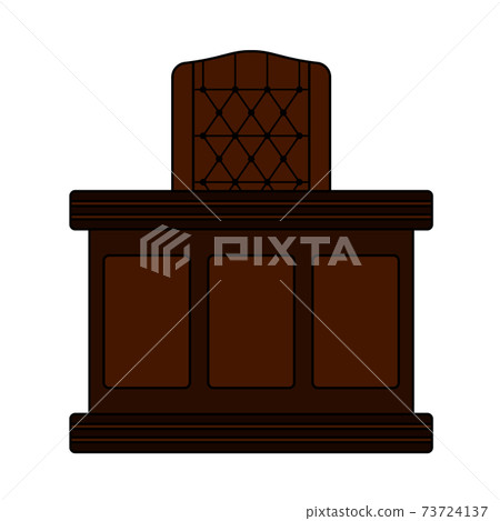 Judge Table Icon 73724137