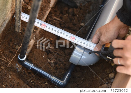 Outdoor sink installation work 73725052