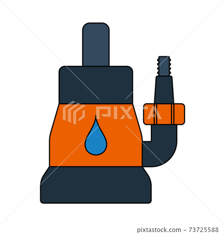 Submersible Water Pump Icon Submersible Water Pump Icon 73725588