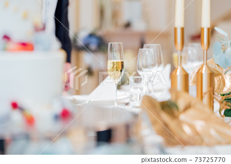Wedding reception Takasago champagne 73725770