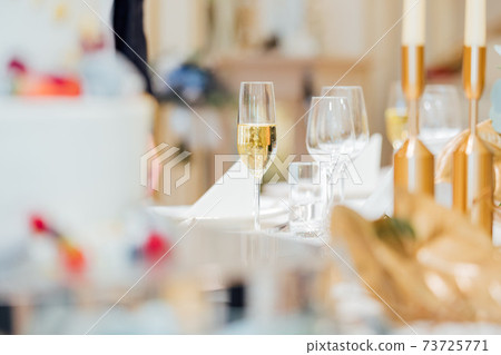 Wedding reception Takasago champagne 73725771