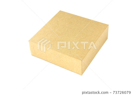 Box of cardboard on white background. Brown box of cardboard isolated on white background. Box of cardboard on white background. Brown box of cardboard isolated on white background. 73726079