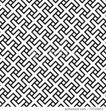 Abstract seamless pattern of crosses. Modern stylish texture 73726651