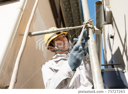 Temporary housing scaffolding work, exterior wall construction, demolition, general purpose Temporary housing scaffolding work, exterior wall construction, demolition, general purpose 73727263