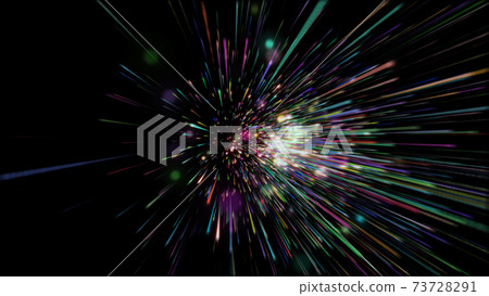 Colorful Zoom Space Cosmos Flowing Line Circle Concentrated Radial 73728291