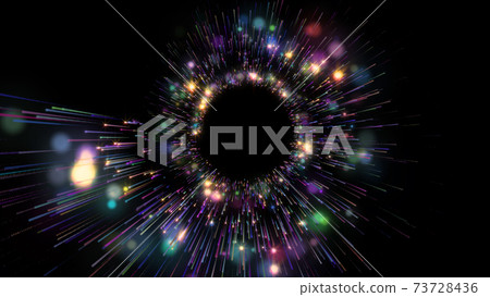 多彩變焦空間宇宙流線圓集中徑向 73728436