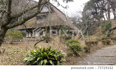 Winter at Sankeien Garden, a famous tourist attraction in Yokohama City, Kanagawa Prefecture 73729182