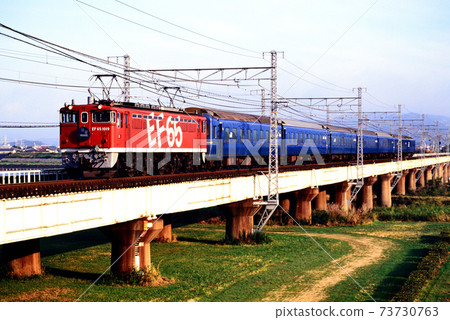 1997紅彗星EF651019藍色火車 73730763