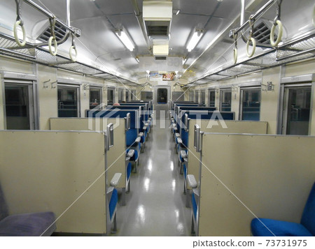 Inside a regular train running on the Nemuro Main Line Inside a regular train running on the Nemuro Main Line 73731975