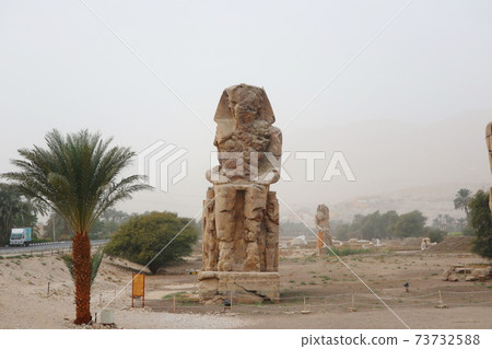 埃及風景，門農巨像 73732588