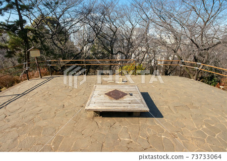東京新宿區富山公園的箱根山 東京新宿區富山公園的箱根山 73733064