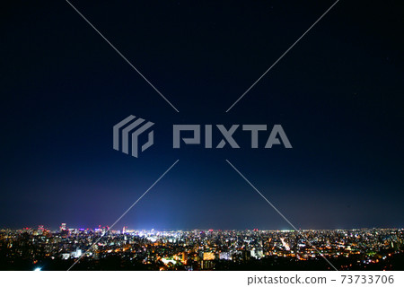 旭山紀念公園札幌的夜景 旭山紀念公園札幌的夜景 73733706