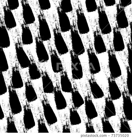 Abstract seamless grunge black background. Hand drawing. Textile pattern. Vector EPS 10 73735020