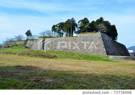Sasayama Castle Ruins: Castle tower stone wall Sasayama Castle Ruins: Castle tower stone wall 73736006