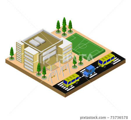 isometric school 73736578