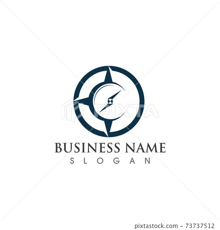 compass logo and symbol gps vector - Stock Illustration [73737512] - PIXTA