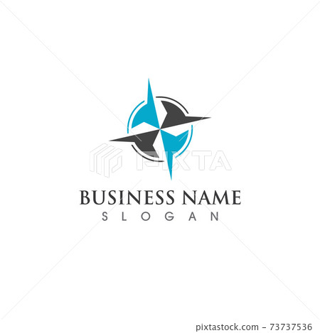 compass logo and symbol gps vector - Stock Illustration [73737536] - PIXTA