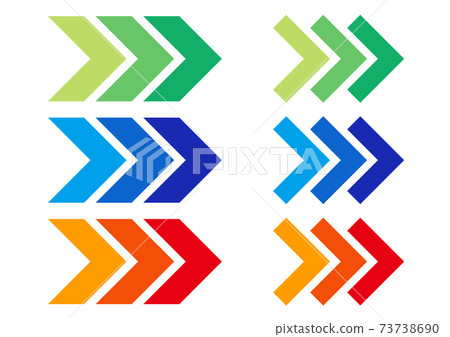 Arrow vector icon set - Stock Illustration [73738690] - PIXTA