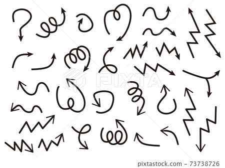 Arrow vector icon set 73738726