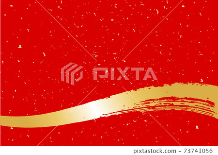 Illustration material Background Japanese style Japanese pattern Simple brush Calligraphy Qinghai wave pattern 73741056