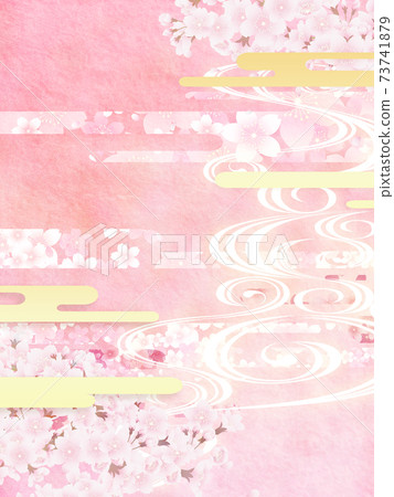 Cherry blossoms (background material) Cherry blossoms (background material) 73741879
