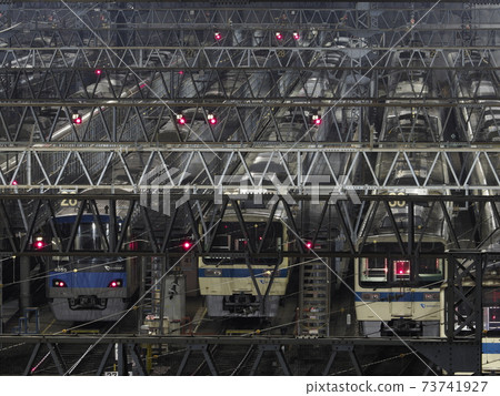 Early morning Odakyu Kitami inspection ward Karakida branch office Early morning Odakyu Kitami inspection ward Karakida branch office 73741927