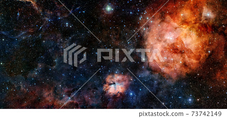 Spiral nebula and light ray in deep space. Elements of this image furnished by NASA Spiral nebula and light ray in deep space. Elements of this image furnished by NASA 73742149