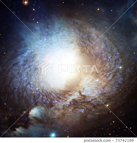 Starry deep outer space. Elements of this image furnished by NASA 73742199