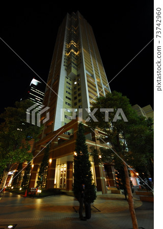 Street, Osaka, night view 73742960