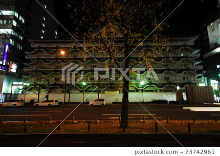 Street, Osaka, night view Street, Osaka, night view 73742961