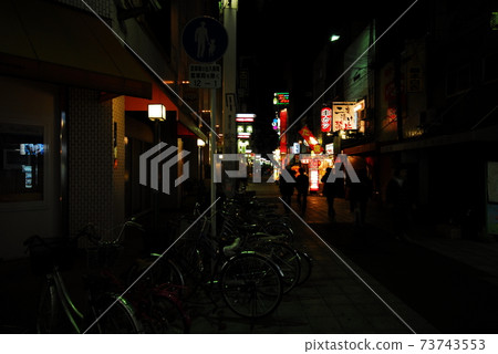 Osaka. Namba Station. Street. Shop. Lights 73743553