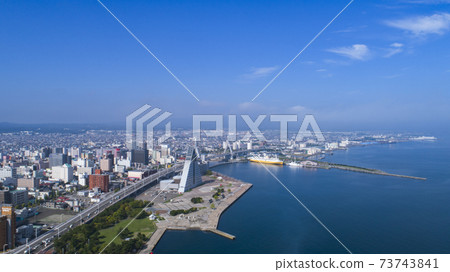 《青森縣》青森市鳥瞰圖 《青森縣》青森市鳥瞰圖 73743841