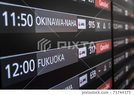 [Flight information for Haneda Airport Terminal 1] 73744375