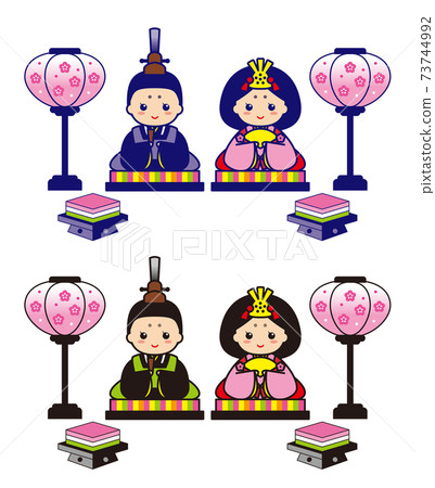 Hina doll icon Hina doll icon 73744992
