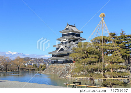 國寶松本城堡和北阿爾卑斯山 73751667