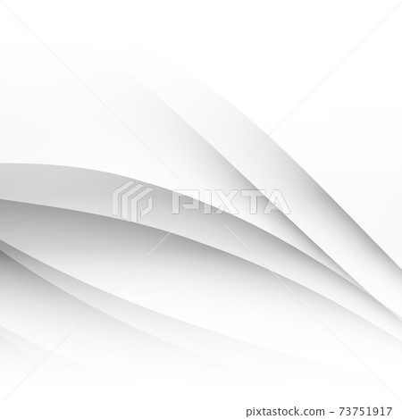 White vector background with wavy lines and dots - Stock Illustration ...