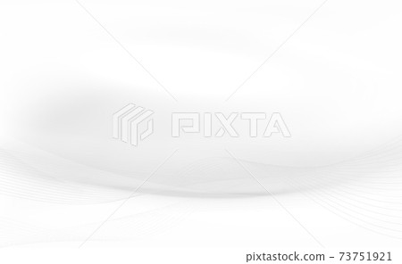 White vector background with wavy lines and dots - Stock Illustration ...