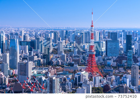 "Tokyo" Tokyo city image, winter "Tokyo" Tokyo city image, winter 73752410