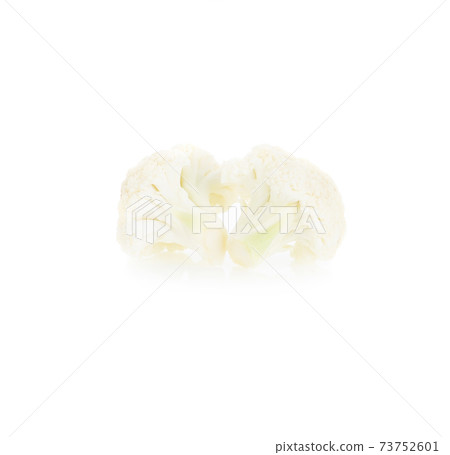 cauliflower isolated on white background 73752601