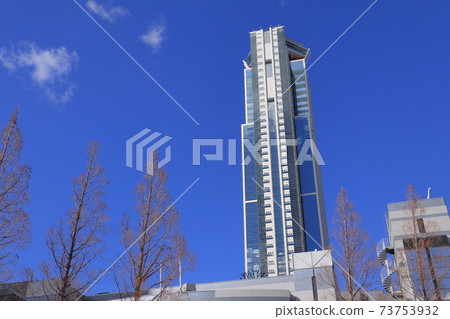 Cosmo Tower extending into the sky 73753932