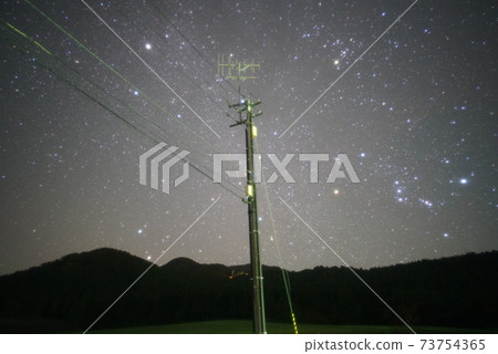 Rokushi高原的滿天星斗的天空 Rokushi高原的滿天星斗的天空 73754365