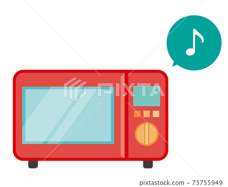 Vector illustration of microwave oven Home appliances 73755949