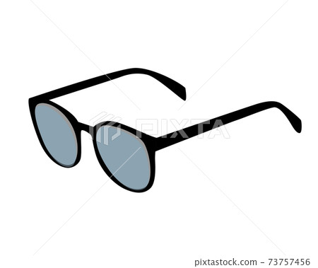 isolated eye glass on white background vector... - Stock Illustration ...