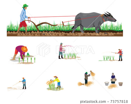 farmer cartoon shape vector design farmer cartoon shape vector design 73757818