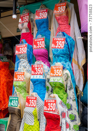 印度_和服店街風光 印度_和服店街風光 73758823